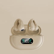 AeroClip Bone-Conduction TWS Earbuds -- Open-Ear Comfort with Bluetooth 5.3