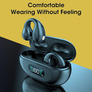 AeroClip Bone-Conduction TWS Earbuds -- Open-Ear Comfort with Bluetooth 5.3