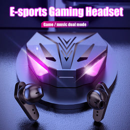 Wireless E-Sport Game Headset With No Delay, Noise Reduction Bluetooth Earphones HIFI Sound