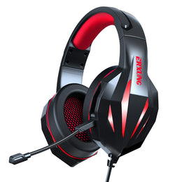 LumiCore RGB Wired Gaming Headset -- Immersive Stereo Sound with Noise-Cancel Mic