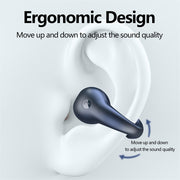 AeroClip Bone-Conduction TWS Earbuds -- Open-Ear Comfort with Bluetooth 5.3