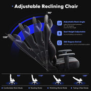 Premium High-Back 350lbs Racing Computer Gaming Chair