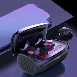 PulseCore T11 -- Bluetooth 5.0 Gaming Earbuds with LED Display & Deep Bass