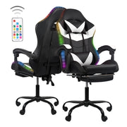 Ergonomic Leather E-Sports Gaming Chair with Rotatable Adjustable Headrest And Lumbar Support With Flexible Armrests For Gaming Halls