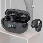 AeroClip Bone-Conduction TWS Earbuds -- Open-Ear Comfort with Bluetooth 5.3